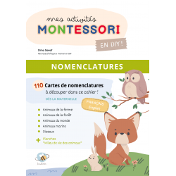Nomenclature montessori des animaux : Français : Arabe