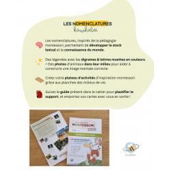 Nomenclature montessori des animaux : Français : Arabe