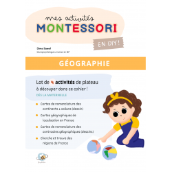 Cahier montessori à découper : Géographie