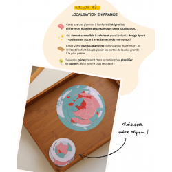 Cahier montessori à découper : Géographie