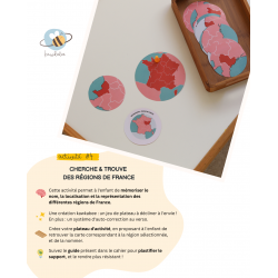 Cahier montessori à découper : Géographie