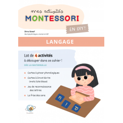 Cahier montessori à découper : Langage