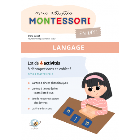 Cahier montessori à découper : Langage