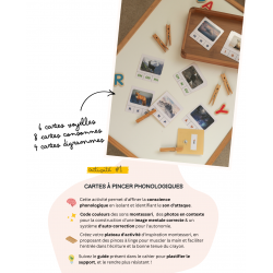 Cahier montessori à découper : Langage