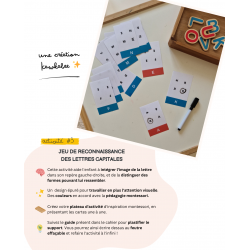 Cahier montessori à découper : Langage