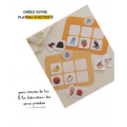 Cahier montessori à découper : Langage