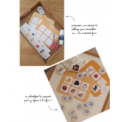 Cahier montessori à découper : Langage