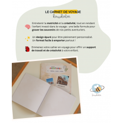 Notebook de voyage kawkabee