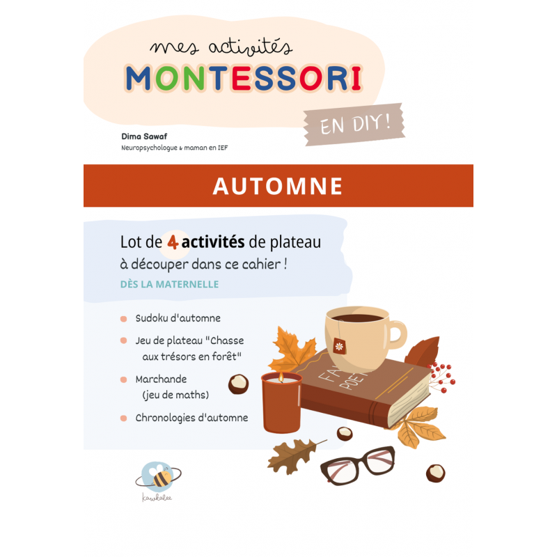 Cahier montessori à découper : AUTOMNE Cahier montessori à découper : AUTOMNE