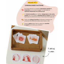 Cahier montessori à découper : AUTOMNE